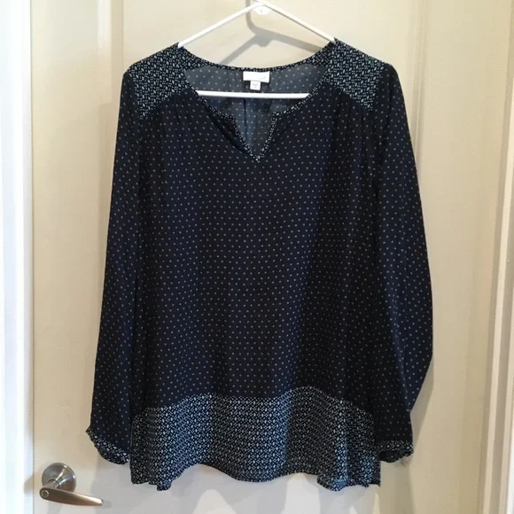 J Jill patterned blouse medium - Picture 1 of 7
